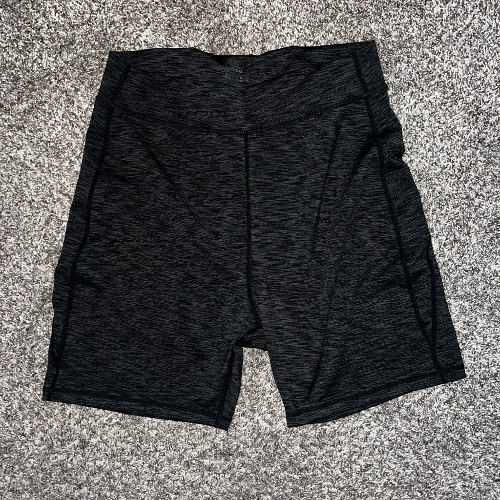 Ododos Black Biker Shorts Womenâs Xl High Waist Stretch Compression Yoga Short